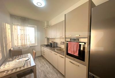 Apartament calduros de inchiriat, cu 2 camere, 54 mp, Bloc - 1