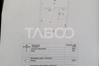 Garsonieră decomandată în Făgăraș