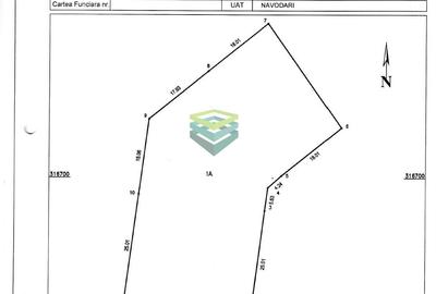 Teren Construcții intravilan de 1981 mp, în Nord - 6