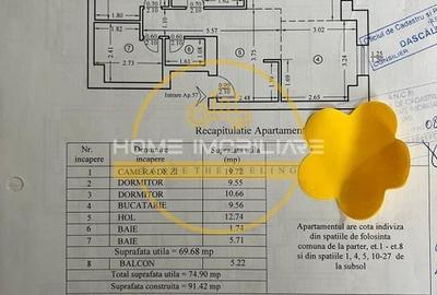 Bloc Nou/ Apartament 3 camere/ Etaj Intermediar/ Zona Tatarasi - 4