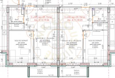 Apartament cu 2 camere decomandat în Botizului - 10