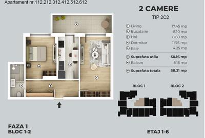 Metrou Berceni apartament 2 camere decomandat. - 2