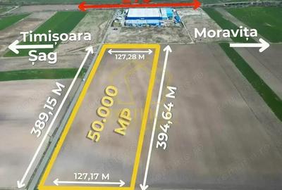 Teren extravilan - constructii industriale 5ha | Sag | Frigoglass - 5