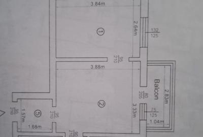Etaj 3-Tatarasi-Liceul Cuza-2 Camere 38mp-bloc fara risc - 8