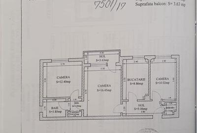 Apartament cu 3 camere semidecomandat în Central - 16