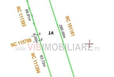 Snagov - Ghermanesti - 9247 mp teren intravilan - deschidere 33 ml - langa padur - 5