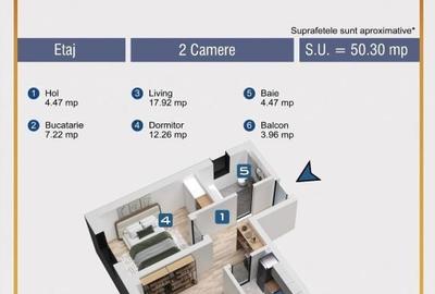 Apartament cu 7 camere în Roșu