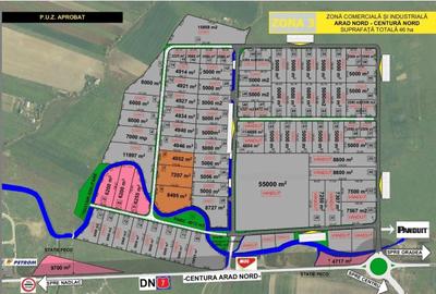 Teren Construcții intravilan de 5000 mp, în Exterior Nord - 2