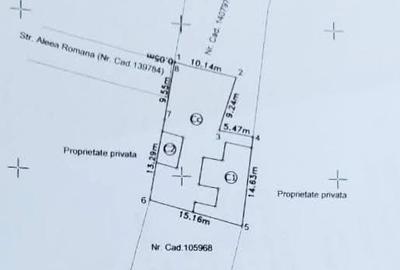 Teren Construcții intravilan de 293 mp, în Central - 1