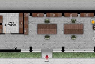 DISCOUNT CASH! Spatiu Comercial 150 mp 2 locuri parcare statie Stb vad excelent - 2