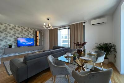 Apartament cu 4 camere decomandat, mobilat în Băneasa