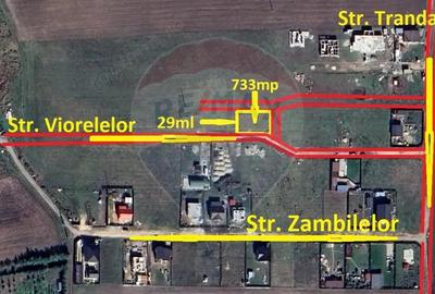 Teren de 733 mp, în Sânpetru - 1