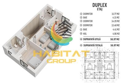 Duplex cu 4 camere cu Canalizare în Bd. Laminorului - 8