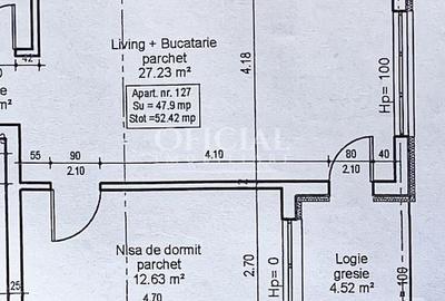 Apartament cu 2 camere semidecomandat în Florești - 6