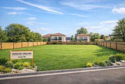 Teren Construcții intravilan de 1000 mp, în Tunari - 1