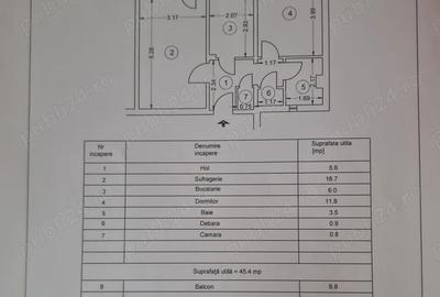 Apartament cu 2 camere decomandat în Central - 1