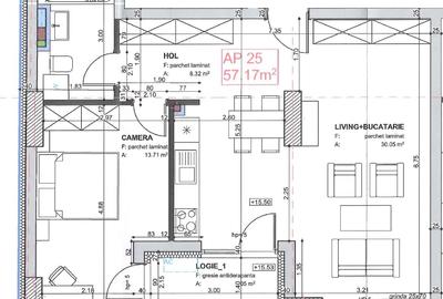 Apartament cu 2 camere decomandat în Mărăști - 3