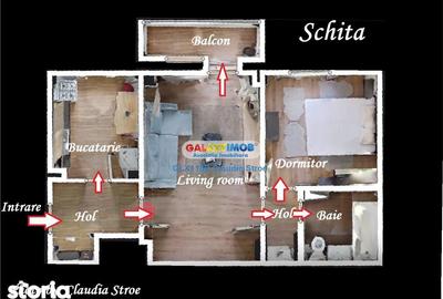 Apartament cu 2 camere semidecomandat, mobilat în Pantelimon - 6