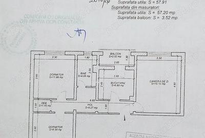 Casa de cultura-apartament 3 camere decomandat - 6