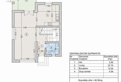 Casă individuală cu 4 camere cu Teren 350 Mp în Tunari - 5