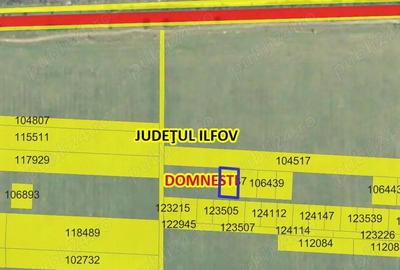 Teren de 534 mp, în Domnești