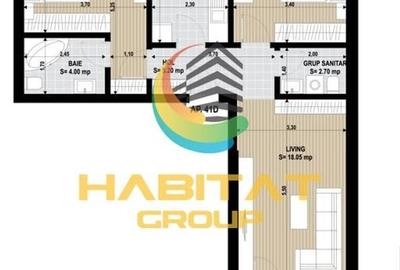 Apartament 3 Camere Sector 4 Grand Arena 70.4Mp Decomandat - 2