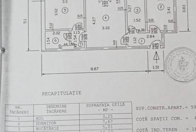 Apartament cu 3 camere semidecomandat în Fetești-Gară - 6