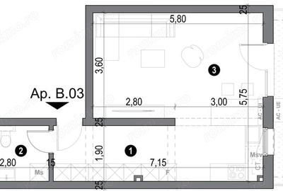 Garsonieră decomandată în Freidorf - 2
