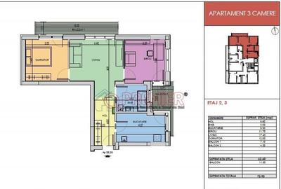 Grand Arena Mall - 3 camere decomandat - Acte Gata - - 5