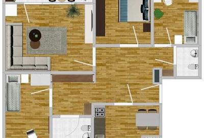 Apartament cu 4 camere decomandat în Dej - 1