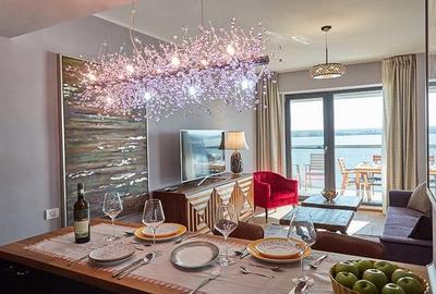 Apartament amenajat deosebit, Mamaia Centru, vedere mare, termen lung, terasa - 6