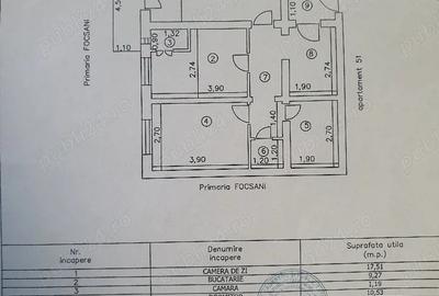 Apartament cu 2 camere decomandat în Central - 1