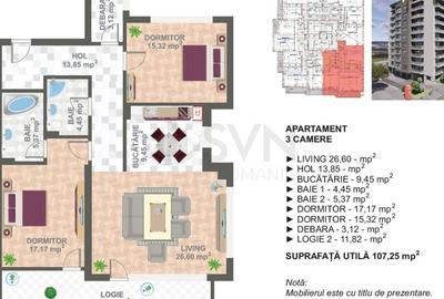 REA1024202 Dezvoltator Marriott 3 Camere Imobil Nou REA1024202 Dezvoltator Marriott 3 Camere Imobil Nou - 6