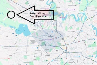 Teren de vanzare Strada Sculptorilor Giulesti, 1900 mp, deschidere 42m - 2