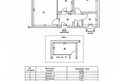 ►Tomis NORD Rovere 2 Camere Decomandate 52m² Mobilat Utilat Centrala Gaze - 17