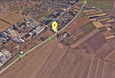 Fundulea Autostrada A2 – Teren intravilan 3.200 mp - 2