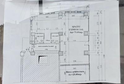 Spațiu comercial, de 75 mp, în Central - 1