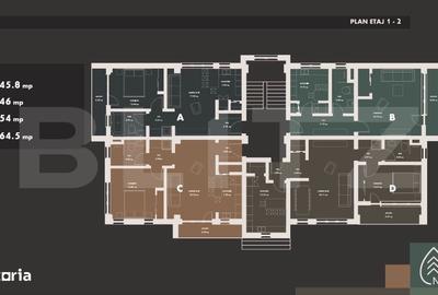 Apartament cu 2 camere în Verești - 3