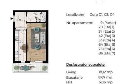 Gars.dec, generoasa/8min metrou Berceni, 45 mp - 1