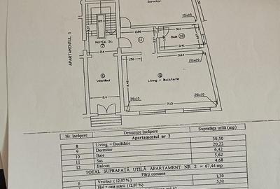 Apartament cu 2 camere decomandat în Rahova - 13