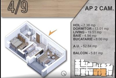Apartament cu 2 camere în Unirii - 10