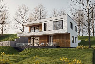 Teren intravilan 780mp proiect autorizat casa P+E,Sungarden,Baciu,Cluj - 1