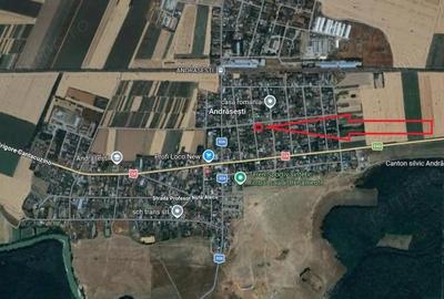 Teren de 1163 mp, în Andrășești - 1