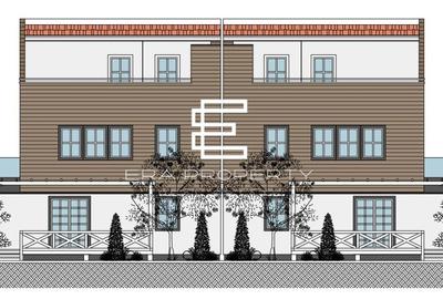 Casă modernă în Sibiu - etaj retras, terase -teren 207 mp - 2
