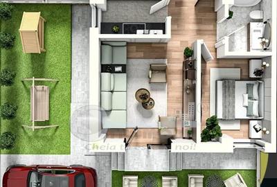 Apartament cu 2 camere decomandat în Miroslava - 2