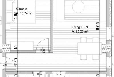 Apartament cu 2 camere decomandat în Central - 5