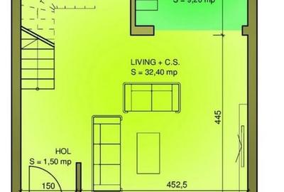 Casa mobilata/utilata Popesti Leordeni + curte - 7