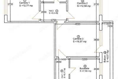 Apartament cu 3 camere semidecomandat în Medicină - 9