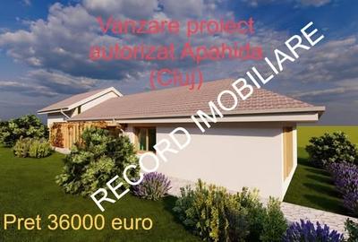 Proiect autorizat cu teren 400 mp situat in Apahida ( Cluj) zona Campenesti!