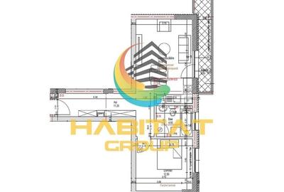 Apartament 2 Camere Studio Sector 4 Grand Arena 53.4Mp - 2